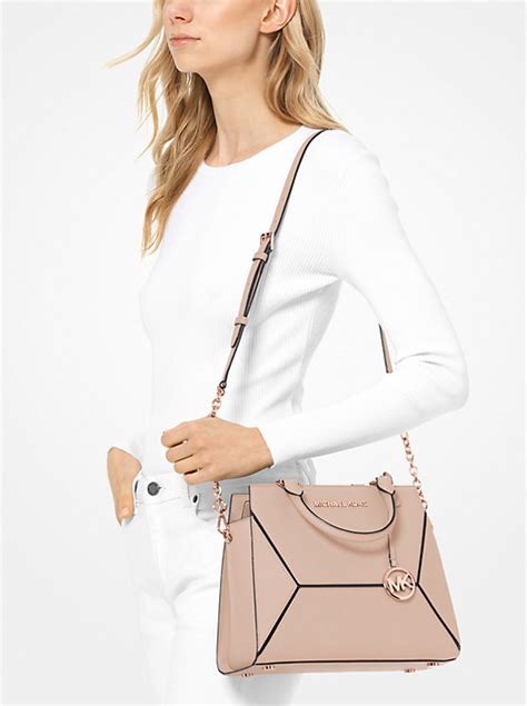 michael kors prism medium saffiano leather satchel|Prism Large Saffiano Leather Satchel .